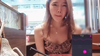 Unspeakable pleasant in public with remote control vibrator - Lust2