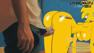 ADULT LISA SIMPSON PRESIDENT - 2D Cartoon Real Waifu #1 DOGGYSTYLE Big ANIMATION Ass Booty Cosplay