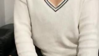 Japanese school girl studies the art of riding my dick