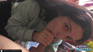 I pay for my move with a good blowjob and fuck and a good cumshot on my face amateur