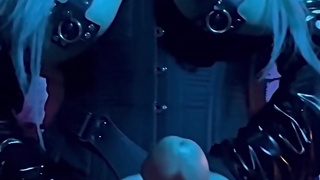 Big titty Goth nun pegs you POV with cum countdown