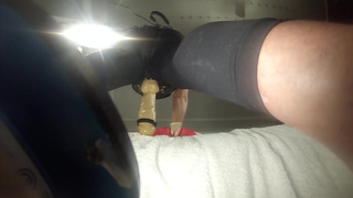 SUBMISSIVE HUSBAND-Extreme homemade pegging