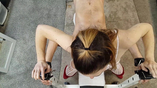 face sitting and pegged while tied up and blindfolded