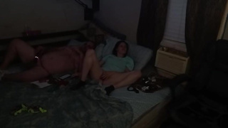 #156 - WATCHING PEGGING PORN TOGETHER DREAMING SHE WOULD JUST PUT HER DICK ON FOR ME