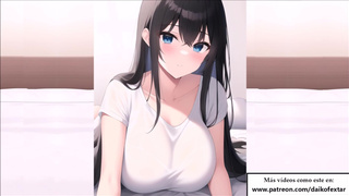 JOI con feminización, anal y CEI. Tu novia te pilla con su ropa.