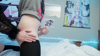 Femboy Twink gets Pegged with a Strap-on!