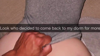 Local Slut Fucked at College Party Doggy style railing Cream pies Cum in Pussy On Snapchat.