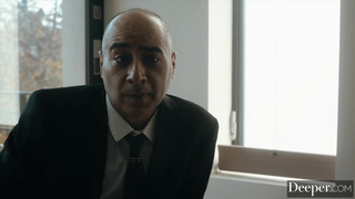 Deeper. BBC Fucks Karla Kush While Cuckold Husband Watches