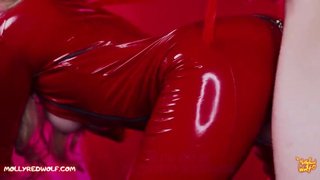 Persona 5. Ann Takamaki fucked hard in latex - MollyRedWolf