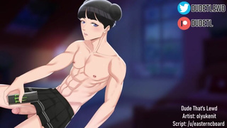 Femboy Teases You About Being Bigger... (M4M Erotic Audio) Femboy Wants You ????