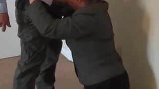 "I have been wanting this for a long time"flirting coworkers find a quiet office &fuck cheating wife