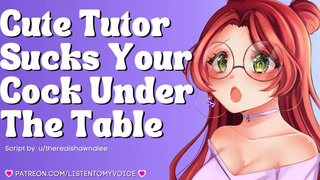 Cute Nerdy Girl Helps You Study With Her Mouth & Throat [College] [Blowjob ASMR] [Submissive Slut]