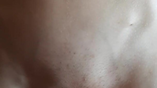 Brought to orgasm with chewing gum.