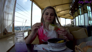 Remote Control Vibrator in Public Place - Softcore by Letty Black