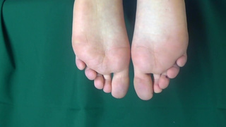 very tasty to suck girls long toes