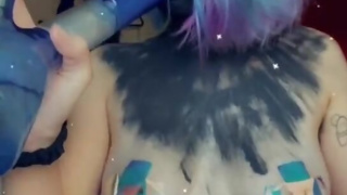 Dancing & Bong Rips in Halloween Cosplay