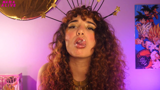 Maria Alive - TONGUE FETISH - Strawberries and cream