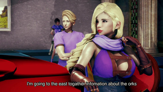 Female knight lose to monster ork - episode.15