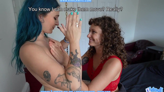 Our roommate surprises us then fucks us! - French Quebecer Hard 3-way fuck