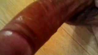 Licking My Big Cock - Homemade Handjob and Cum Swallowing