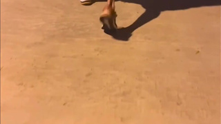 hot married blonde fucking two strangers in the parking lot after leaving the funk dance - cuckold b