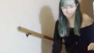 GIRLFRIEND and her STEPCOUSIN Give Me a Blowjob After The Bar!!!