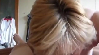 Mature Amateur Blowjob with Cum in Mouth