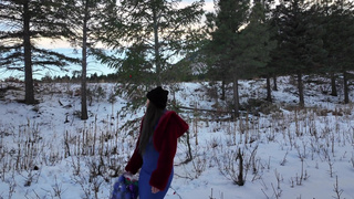 Big Booty Stranger Lets Me Fuck Her At Campsite On Christmas