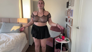 4K Mini Skirt Try On Haul w/ CLOSE UPS & Pussy Flashing HOTTEST Try Ons