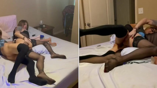 My Stretched Out, DP’ed And Gaped Fuck Hole Is Still To Tight For My Stepsis To Fist