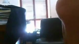Office Fingering Webcam Show