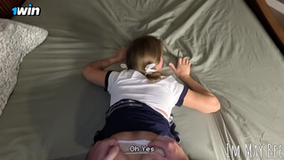 Fucking my slutty stepsister's big ass and cum on her face FREE 0NLYF@NS IN COMMENTS