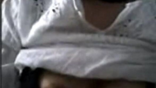 Arab Asian Mom in Hijab on Webcam