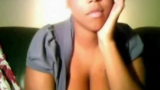 Ebony's Atomic Boobs on Webcam