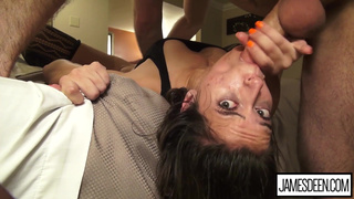 "FUCK ME HOW YOU WANT TO" - ROUGH SEX FOR BRUNETTE BABE ABBIE MALEY