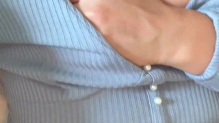 I have a weird hobby of licking my boobs before going to sleep