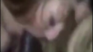 Black Cock Blowjob by Passionate White Amateurs