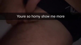 Cheerleader with Nike Pros wants to fuck Classmate Snapchat