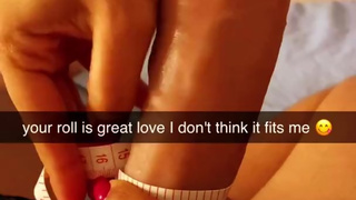 Hot lawyer cheats on her boyfriend on snapchat with his new friend