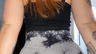 Jerk off to my ass after the gym & cum all over my asshole