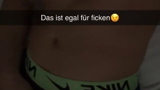 German Teen cheats on boyfriend Snapchat
