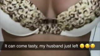 Married girl falls in love and exchanges nudes with a hot guy on snapchat