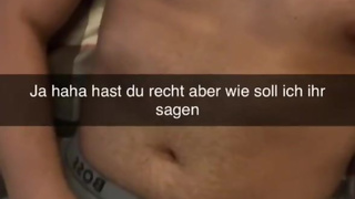 Cheating girlfriend wants to fuck classmate on Snapchat German