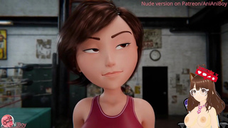 Elastigirl in GYM we eat her all giving her semen in every hole (Best animation) - Jazziuu