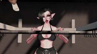 Gym Trainer shows me a new type of stretch! Teaser VRC