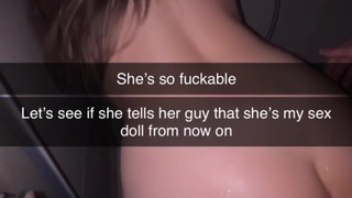 Cheating teen gets fucked like a sex doll