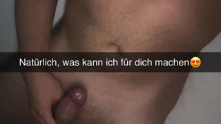 I let my roommate Anal Fuck me Snapchat Cuckold German