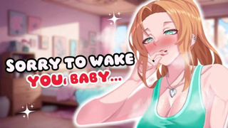 Sorry To Wake You, Baby... Couple Sex Needy Girlfriend Blowjob Cowgirl Creampie