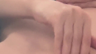 I am masturbating after gym, putting a dildo in and out of my tight hole