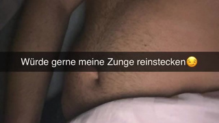 Tinder Date wants to fuck trained Guy on Snapchat German